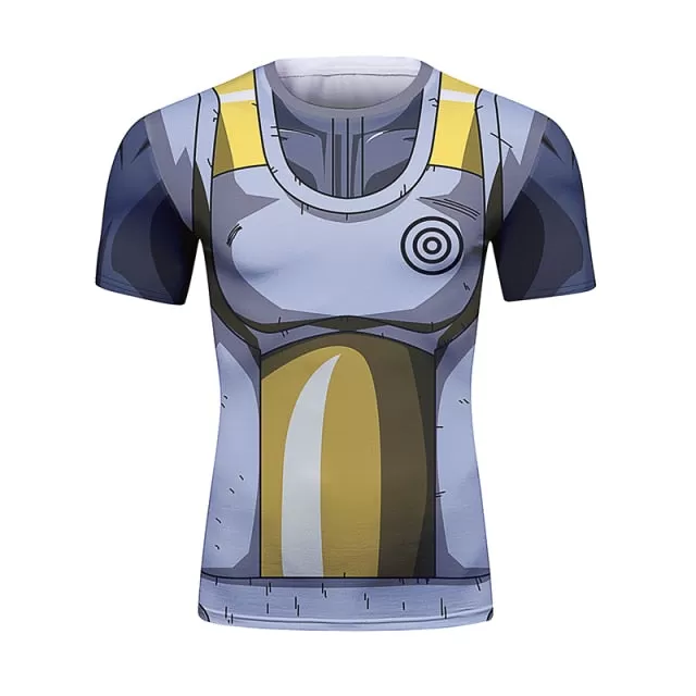 Dragon Ball Z 'Capsule Vegeta' Short Sleeve Elite Rashguard