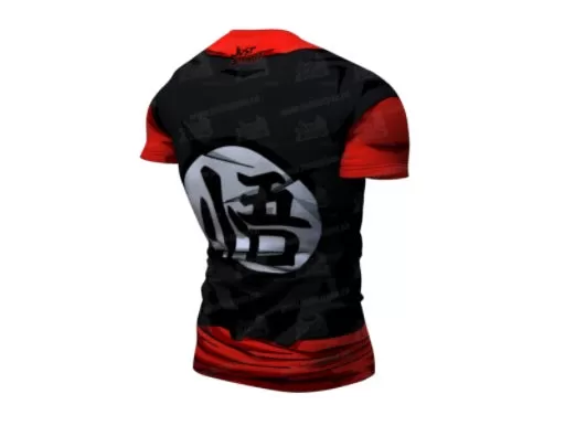 Dragon Ball Z Compression 'Goku Suzaku Gi' Premium Short Sleeve Rashguard