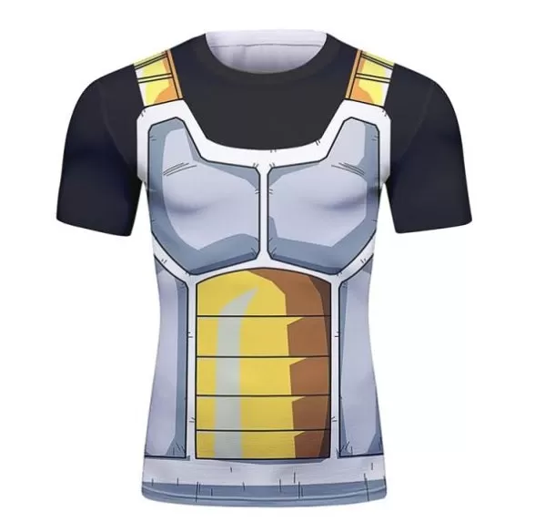 Dragon Ball Z 'Onyx Vegeta' Short Sleeve Elite Rashguard