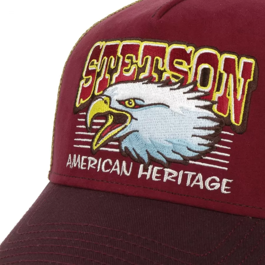 Eagle Head Trucker Cap, Bordeaux