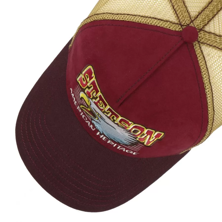 Eagle Head Trucker Cap, Bordeaux