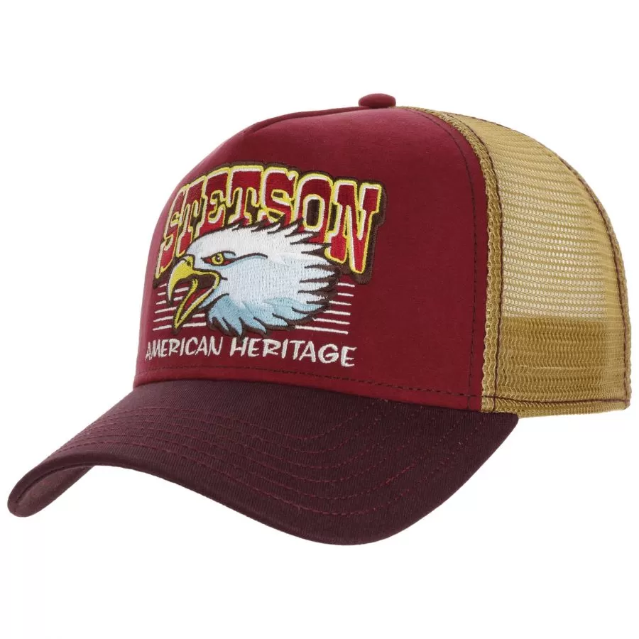 Eagle Head Trucker Cap, Bordeaux