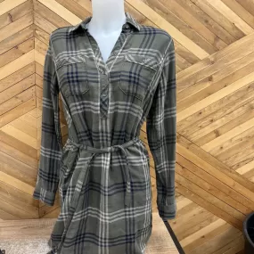 Eddie Bauer - Women's Flannel Dress - MSRP $129: green -women-6