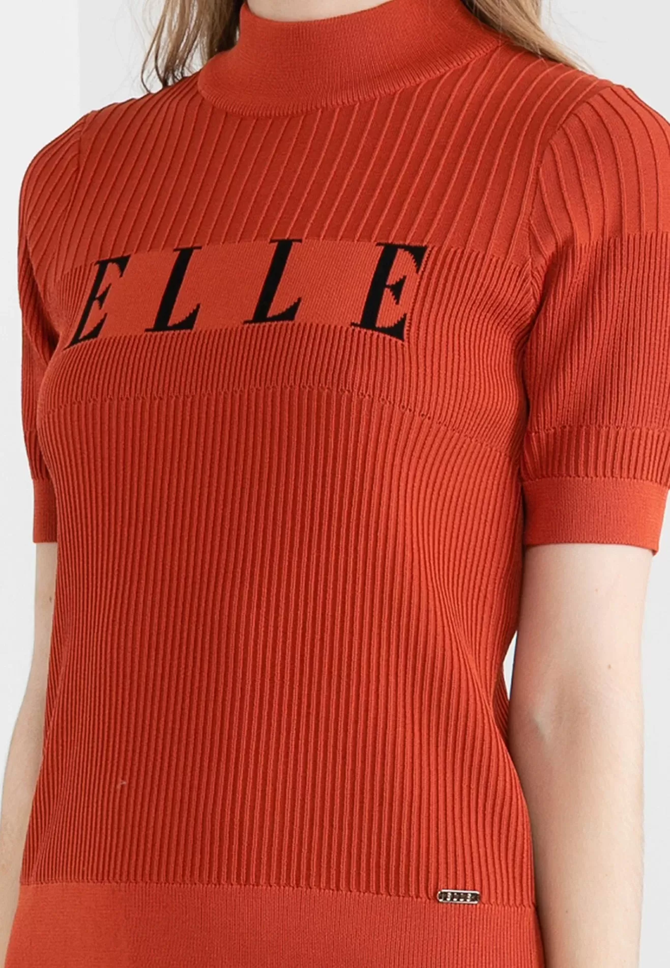 ELLE Apparel Logo Knitted Top