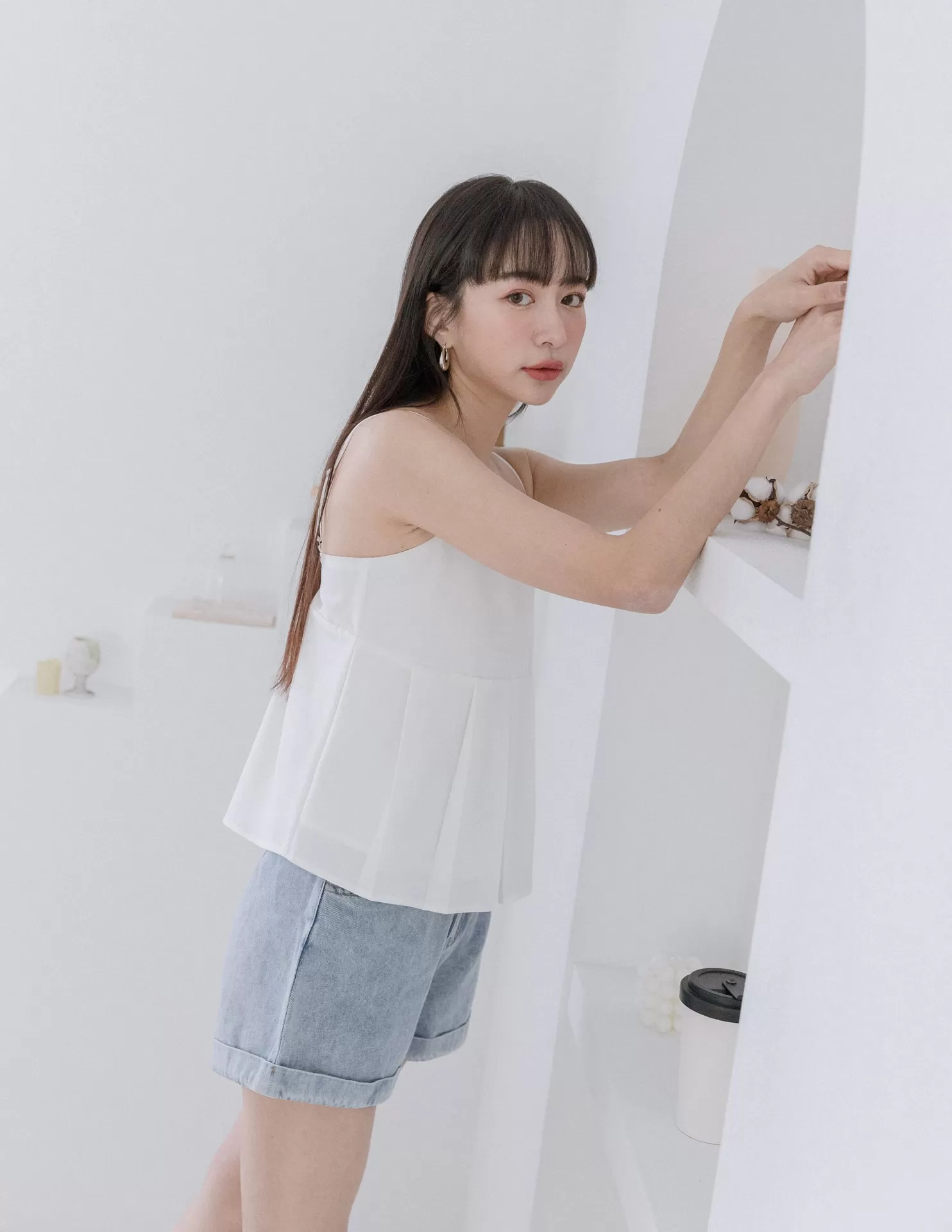 Emry Top in White