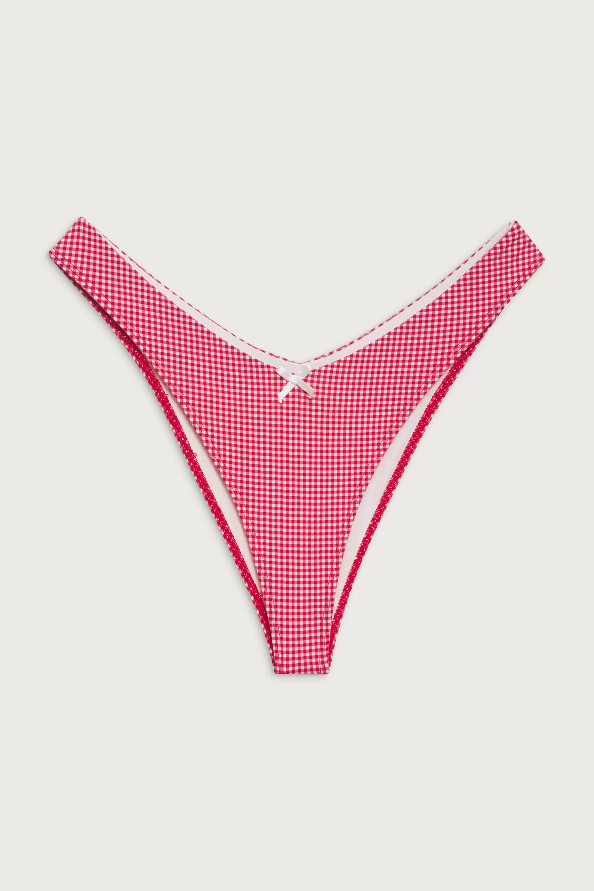 Enzo Cheeky Bikini Bottom - Ladybug Gingham