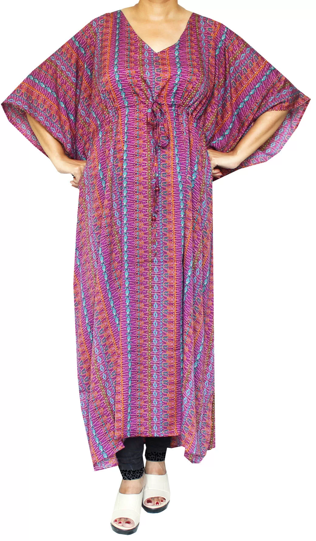 Evening Dress Printed Womens Caftan Maxi Loungewear