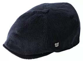 Failsworth Hudson 6 panel corduroy Baker Boy in Navy