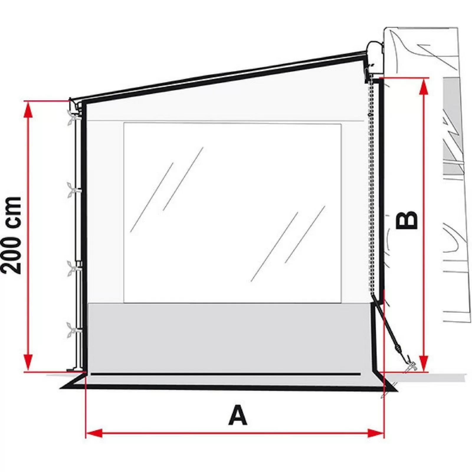 Fiamma Side W Pro Panel