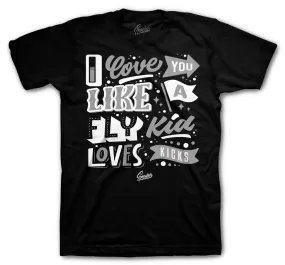 Foamposite All Over Shirt - Love Kicks - Black