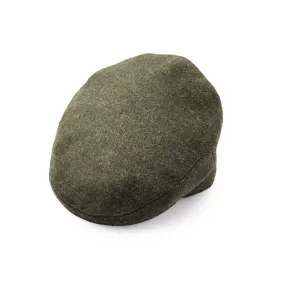 Fox Tweed Classic Cap In Forest Green Twill