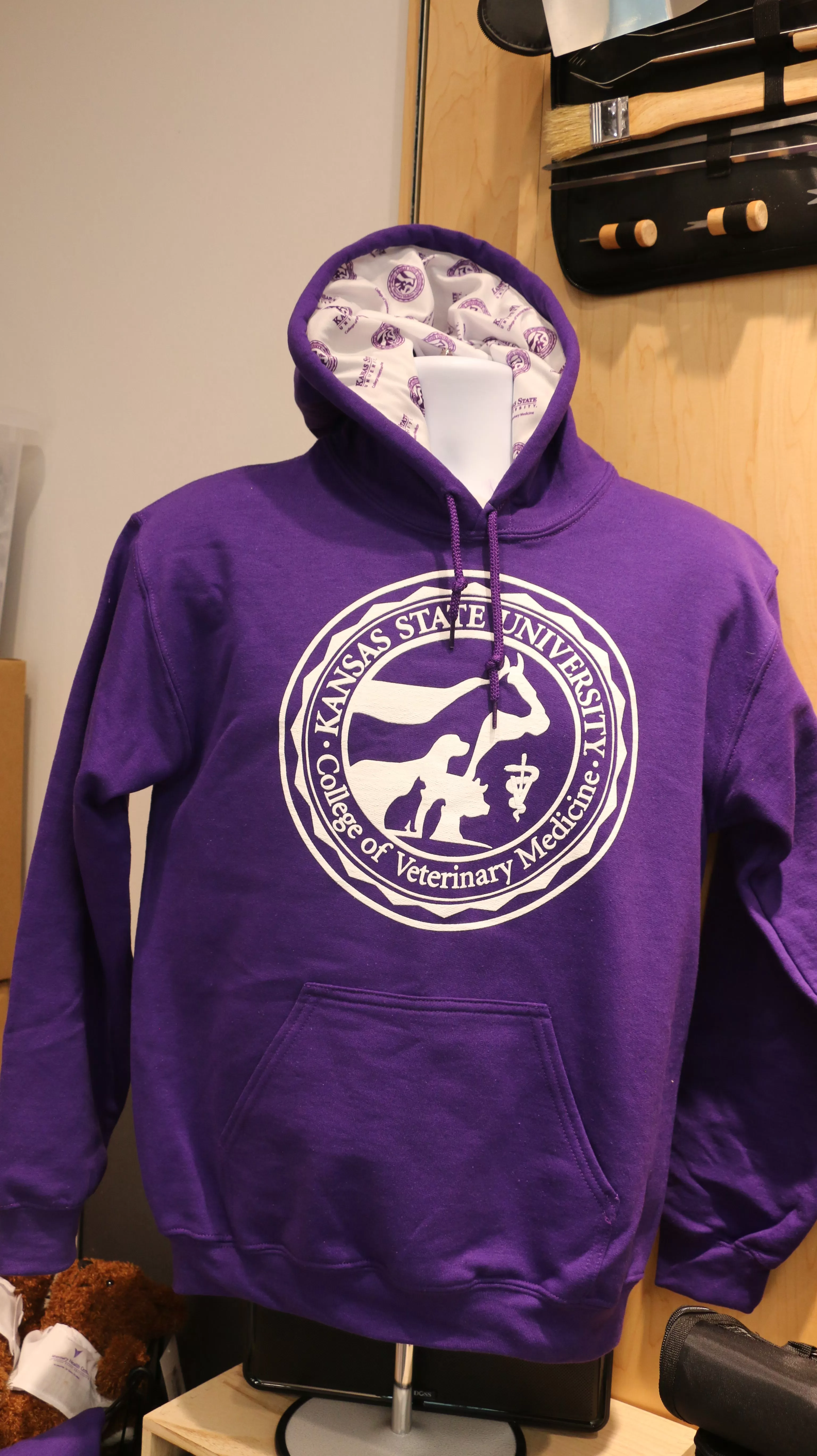 FPS Apparel Pullover Hoodie w/Custom Lining Purple