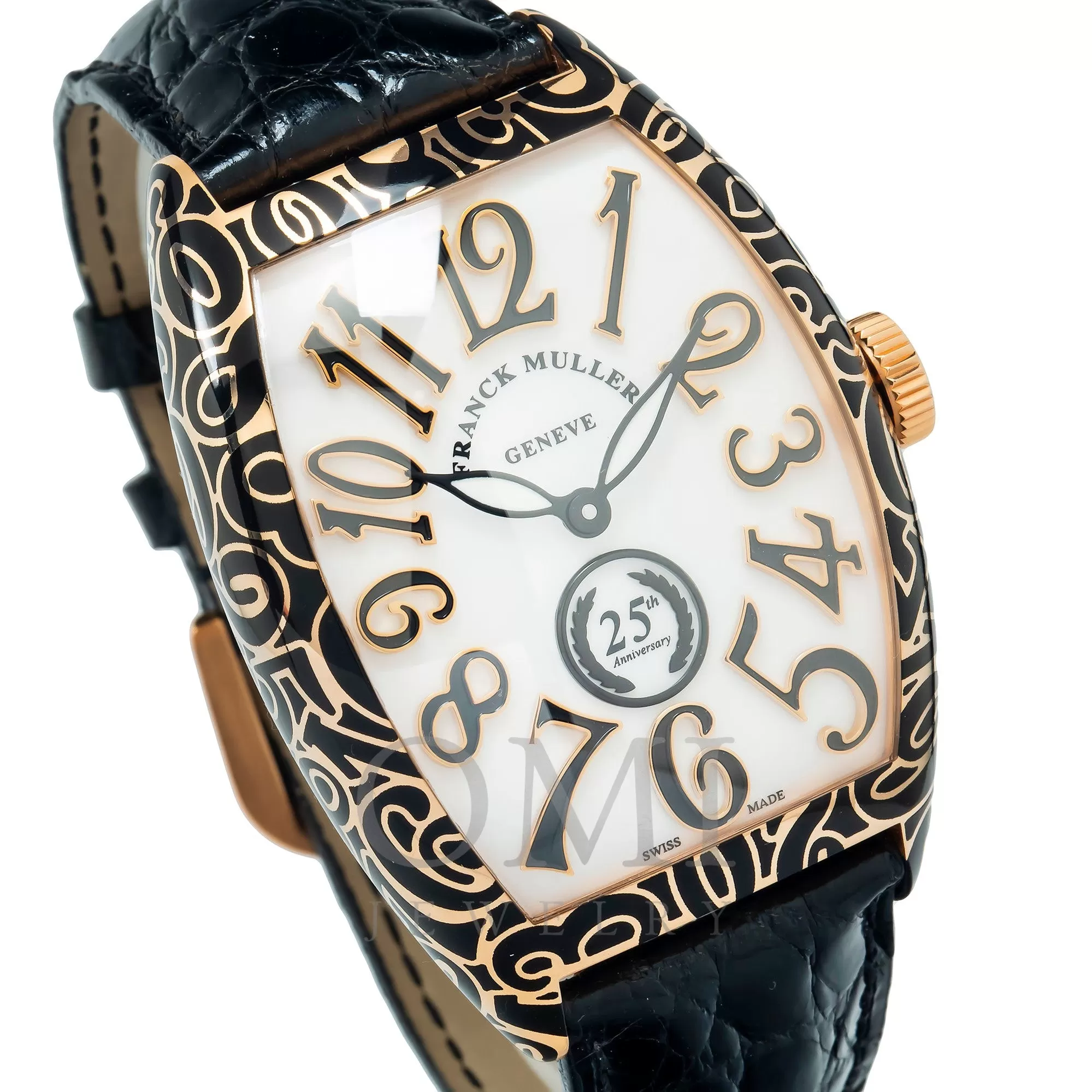 Franck Muller Cintree Curvex 25th Anniversary 8880 42MM White Dial