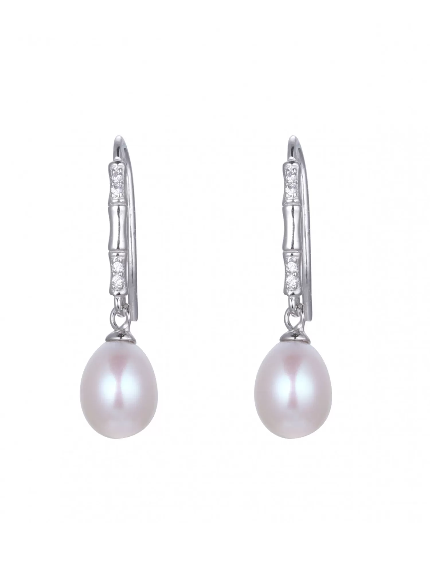 Freshwater Pearl Drop 925 Silver Earrings