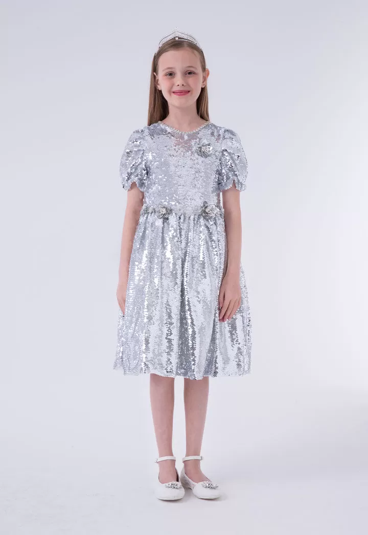 Full Sequins Dress