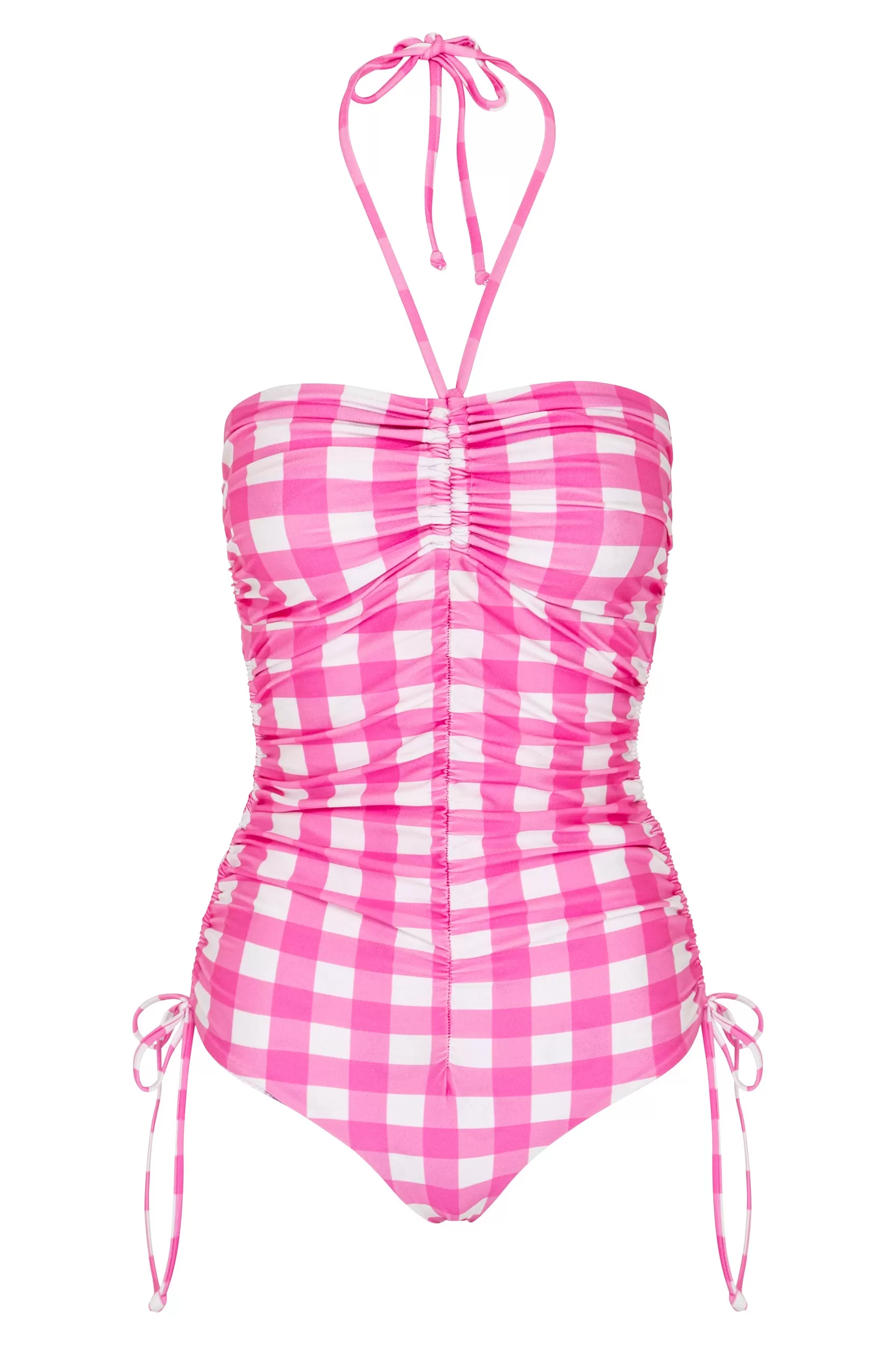 Gingham Halter One Piece