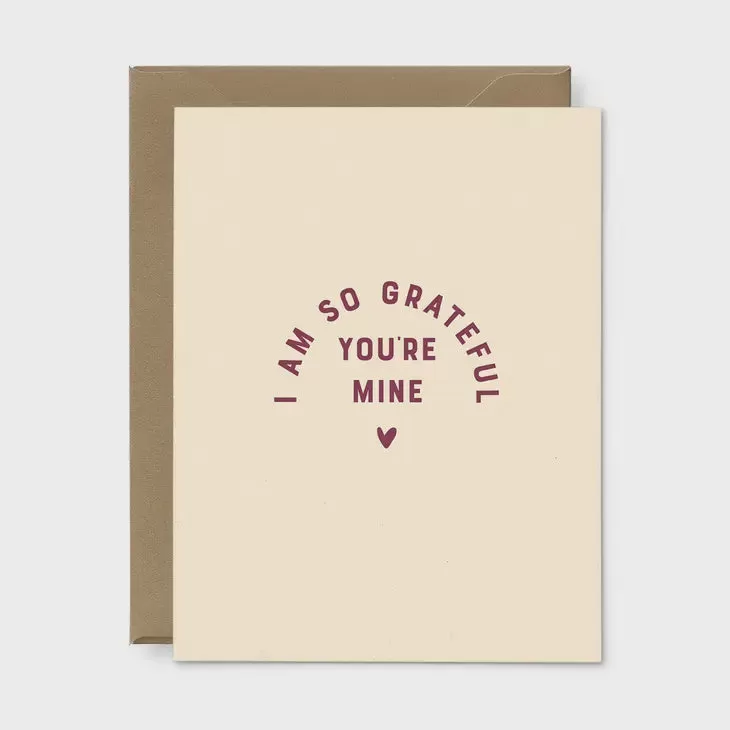 Grateful You're Mine Card Ruff