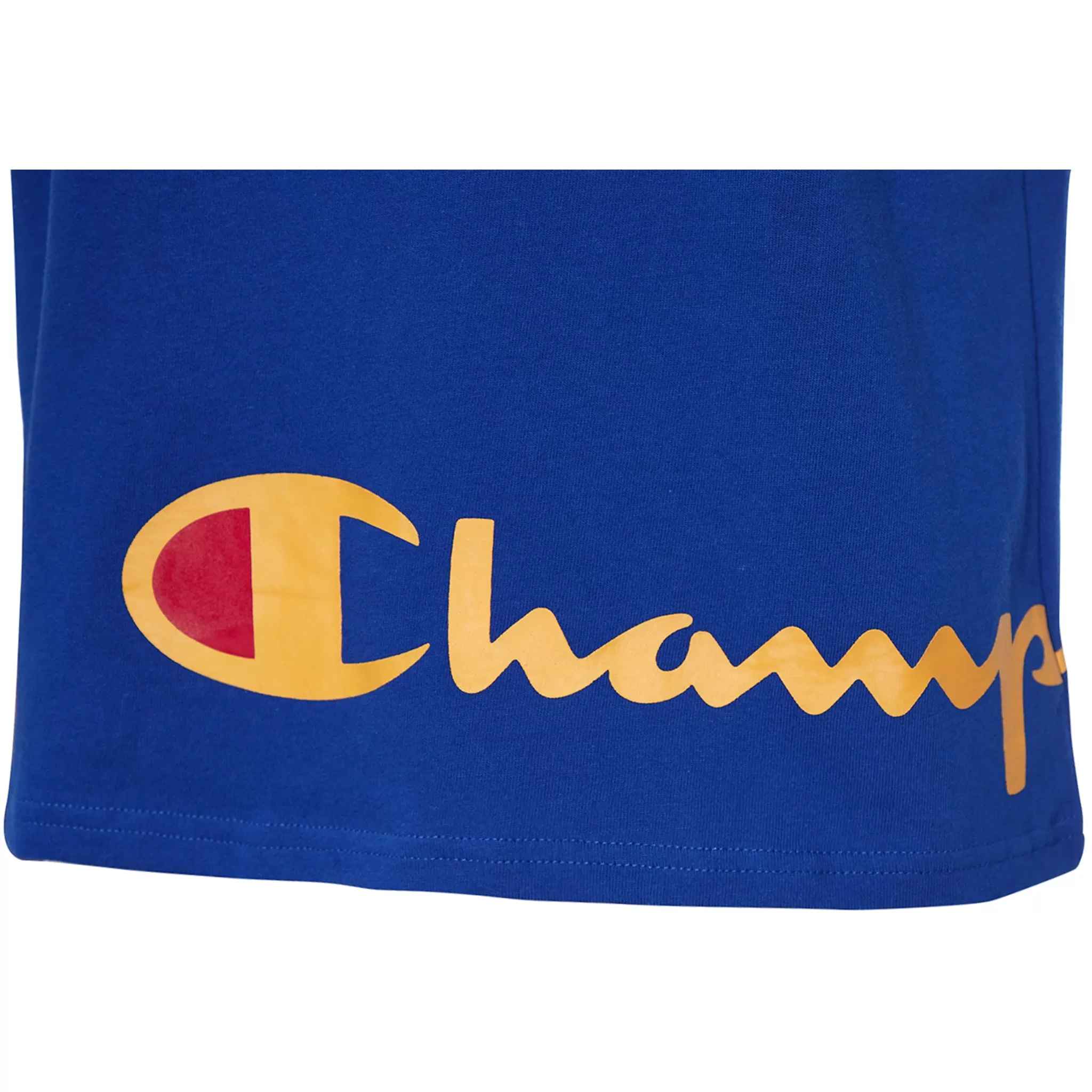 Heritage tee - wrap around logo (Blue)