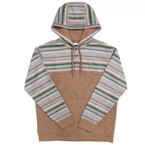 'Hooey' Men's Jimmy Hoody - Tan / Multi Stripes