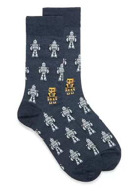 Hot Sox Men - Robot Intruder Socks