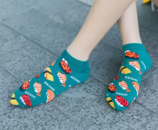 Japanese Kawaii Cute Ankle Socks - Sushi