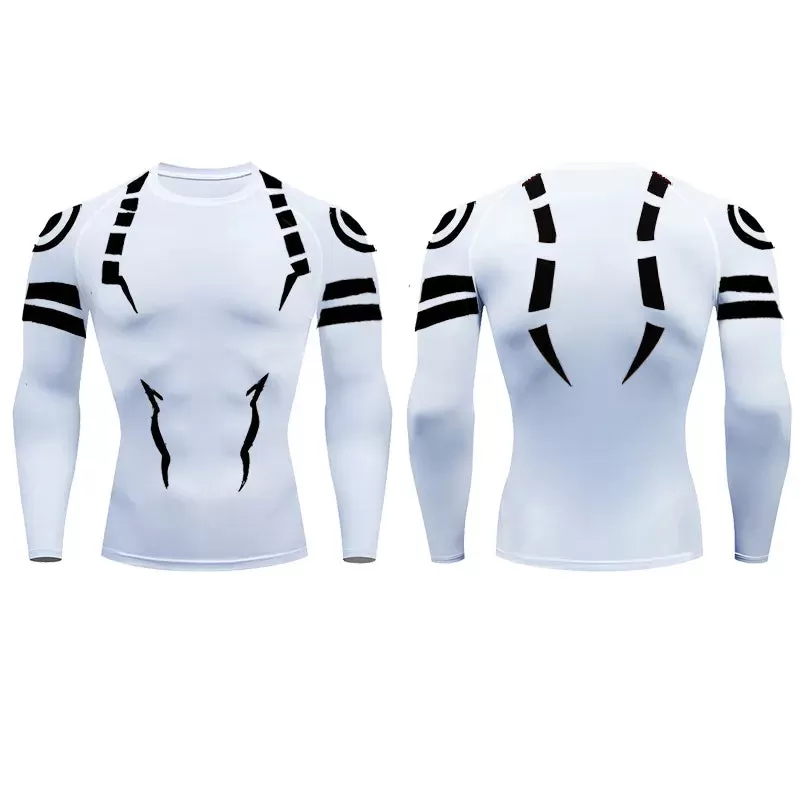 Jujutsu Kaisen 'Sukuna' Long Sleeve Compression Rashguard