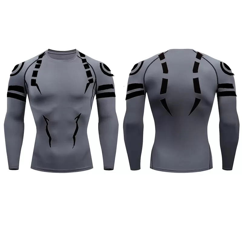 Jujutsu Kaisen 'Sukuna' Long Sleeve Compression Rashguard