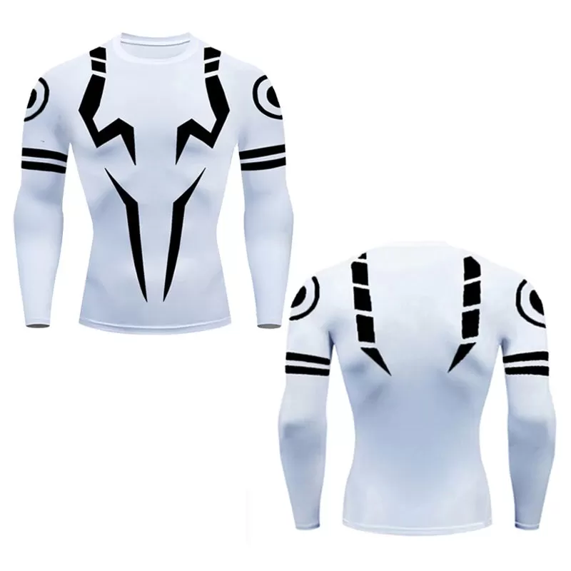 Jujutsu Kaisen 'Yuji' Long Sleeve Compression Rashguard