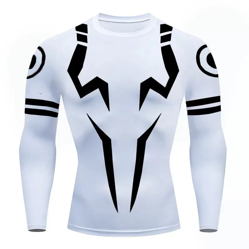 Jujutsu Kaisen 'Yuji' Long Sleeve Compression Rashguard