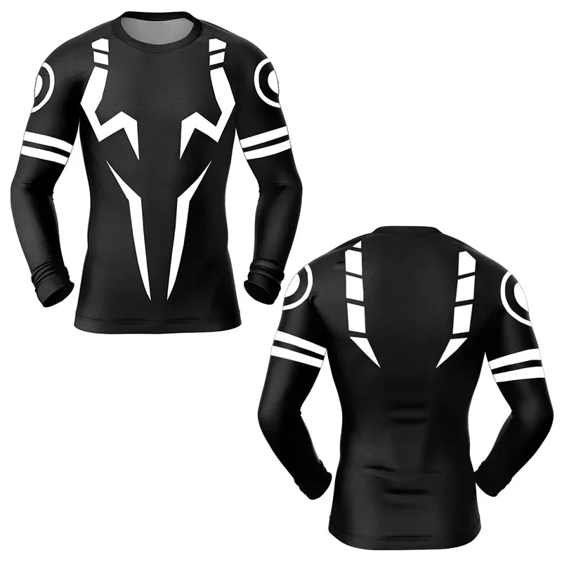 Jujutsu Kaisen 'Yuji' Long Sleeve Compression Rashguard