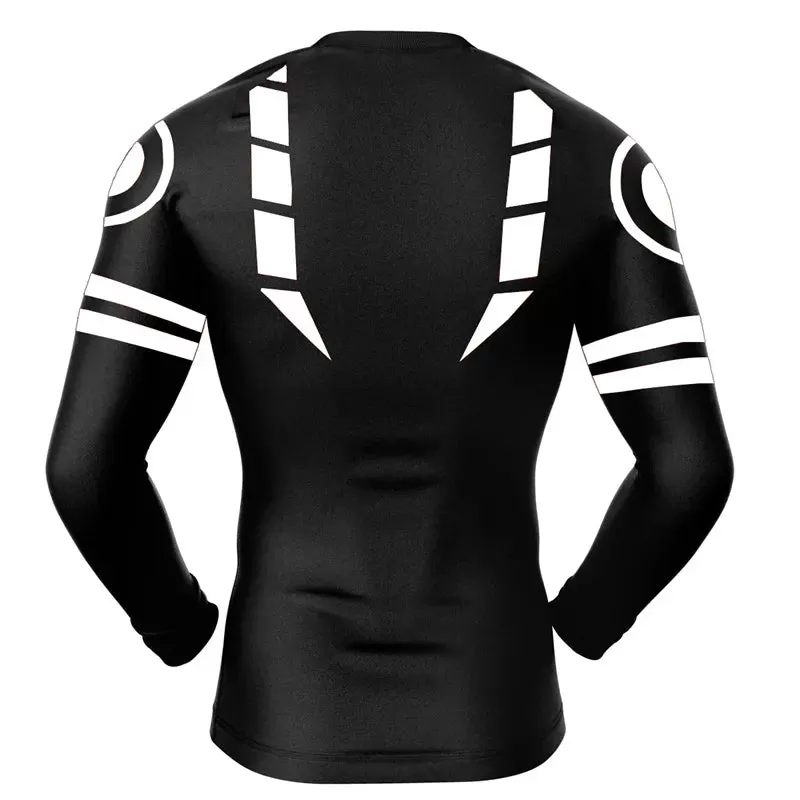 Jujutsu Kaisen 'Yuji' Long Sleeve Compression Rashguard