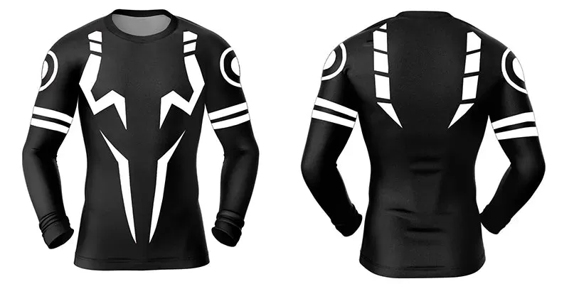 Jujutsu Kaisen 'Yuji' Long Sleeve Compression Rashguard