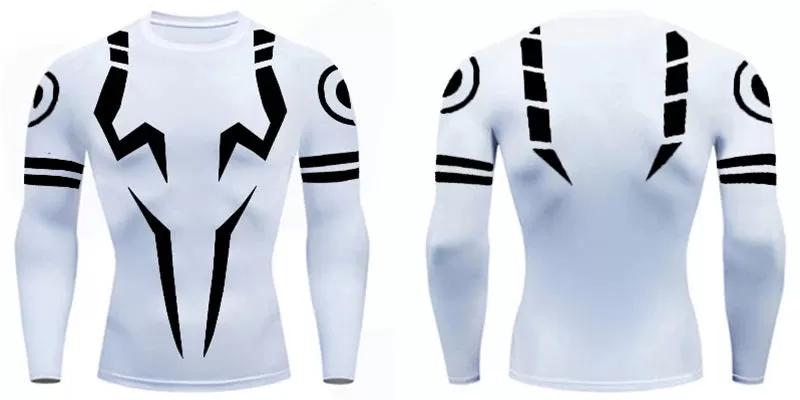 Jujutsu Kaisen 'Yuji' Long Sleeve Compression Rashguard