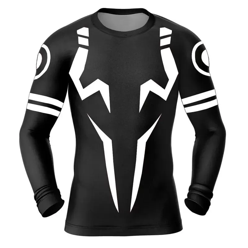 Jujutsu Kaisen 'Yuji' Long Sleeve Compression Rashguard