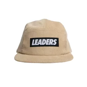 Leaders 5 Panel Hat Beige