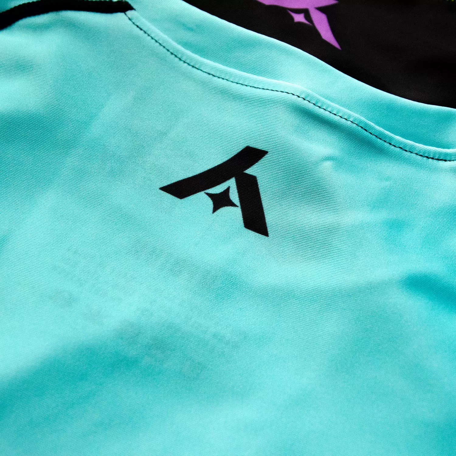 Legacy Short Sleeve Rashguard - Tiffany