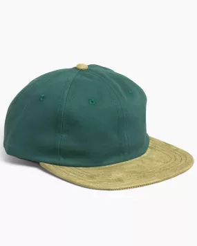 Lite Year Contrast Moleskin/Twill 6 Panel Cap Fern