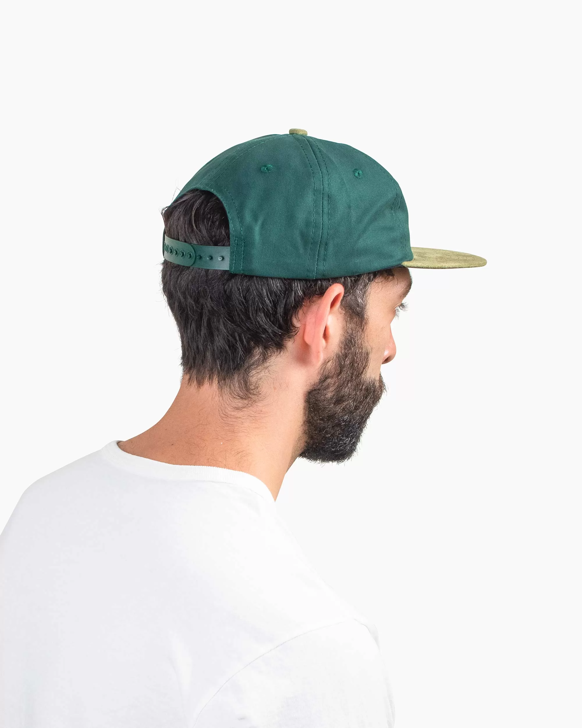 Lite Year Contrast Moleskin/Twill 6 Panel Cap Fern