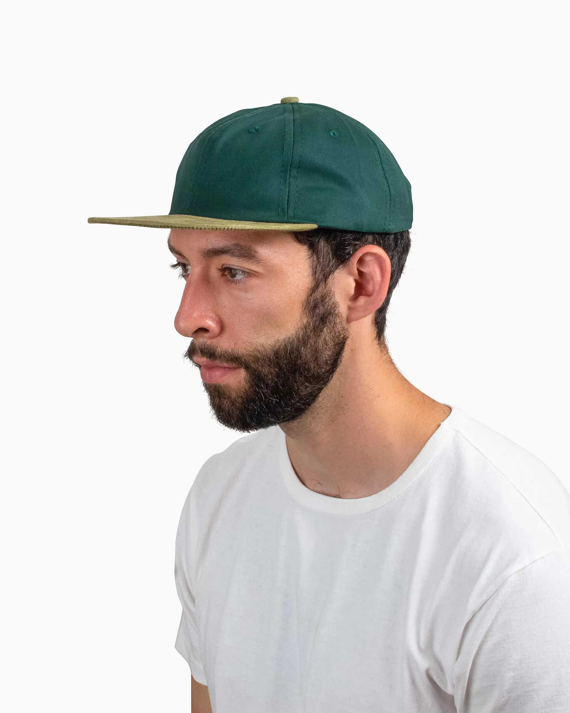 Lite Year Contrast Moleskin/Twill 6 Panel Cap Fern