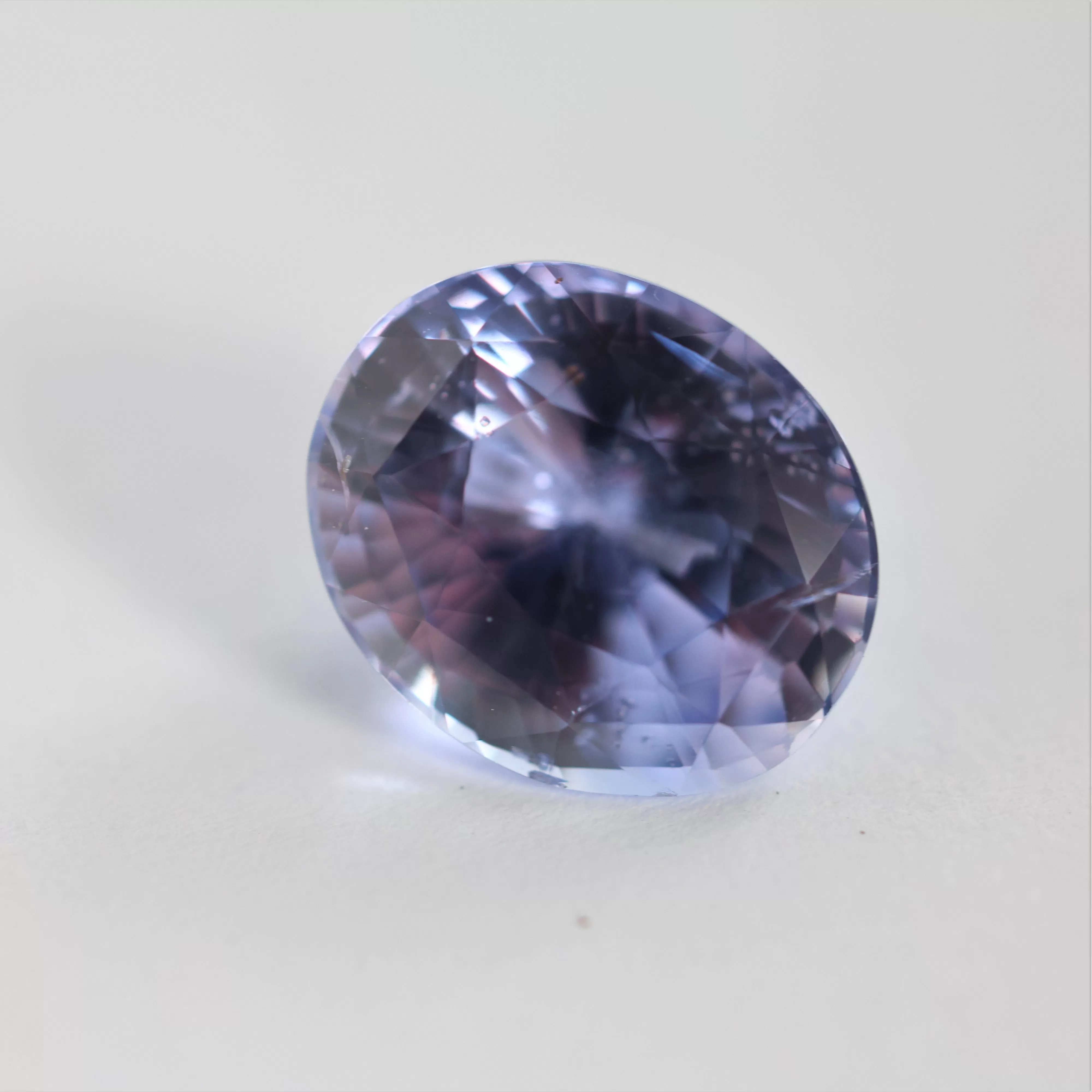 Loose 3.03 Ct Oval Purple Sapphire