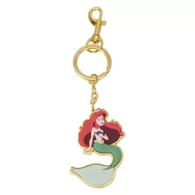 Loungefly Disney The Little Mermaid 35th Anniversary Ariel Silicone Keychain