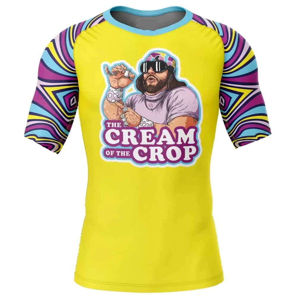 Macho Man Randy Savage 'The Cream Of The Crop' Short Sleeve Compression Rashguard