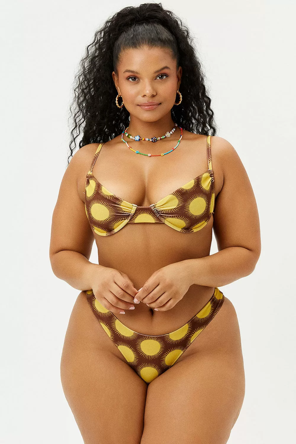 Maggie Terry Underwire Bikini Top - Golden