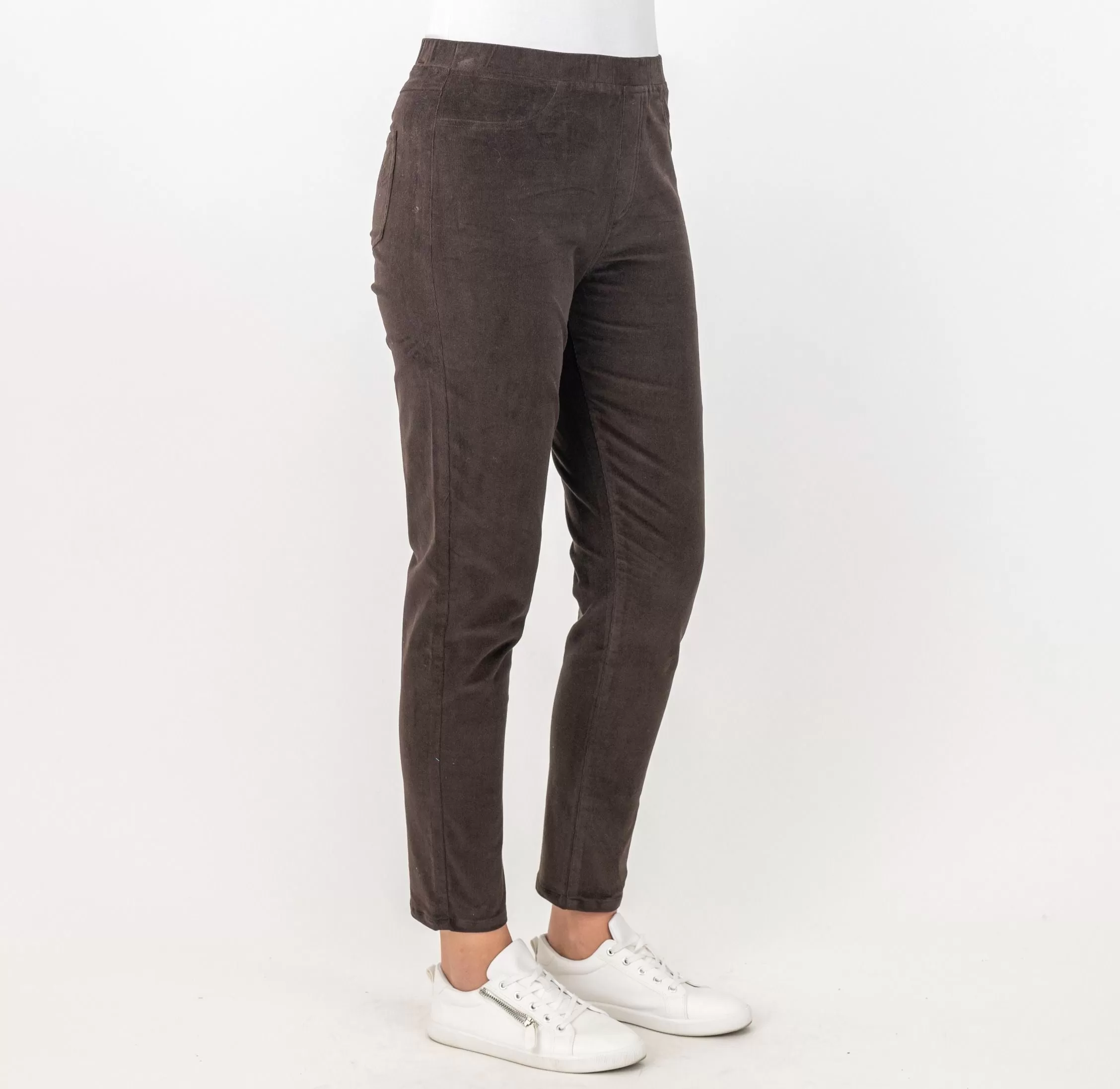 Maglia Stretch Cord Pants (Charcoal or Walnut)