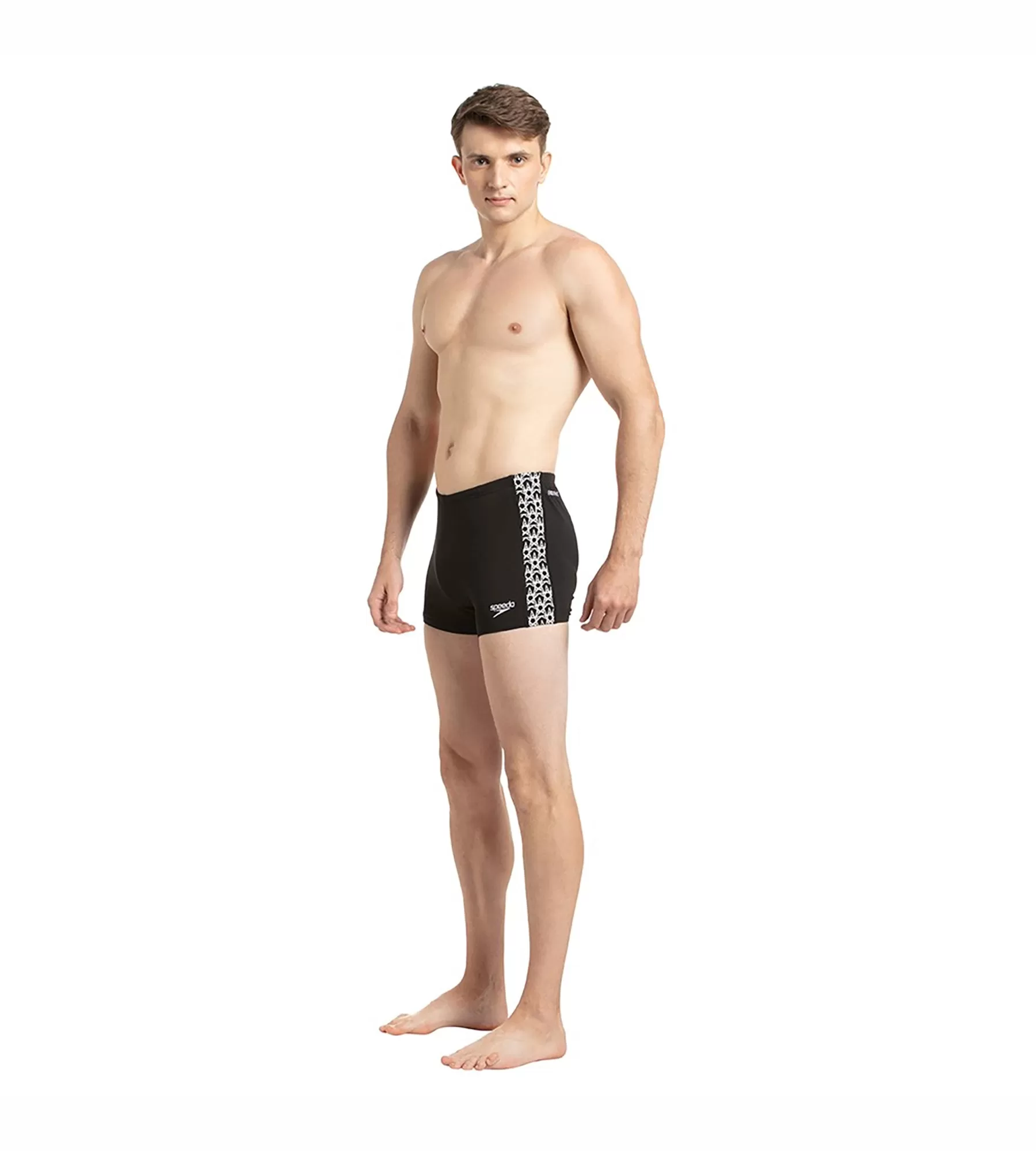 Men's Endurance   Boomstar Splice Aquashort - Black & White