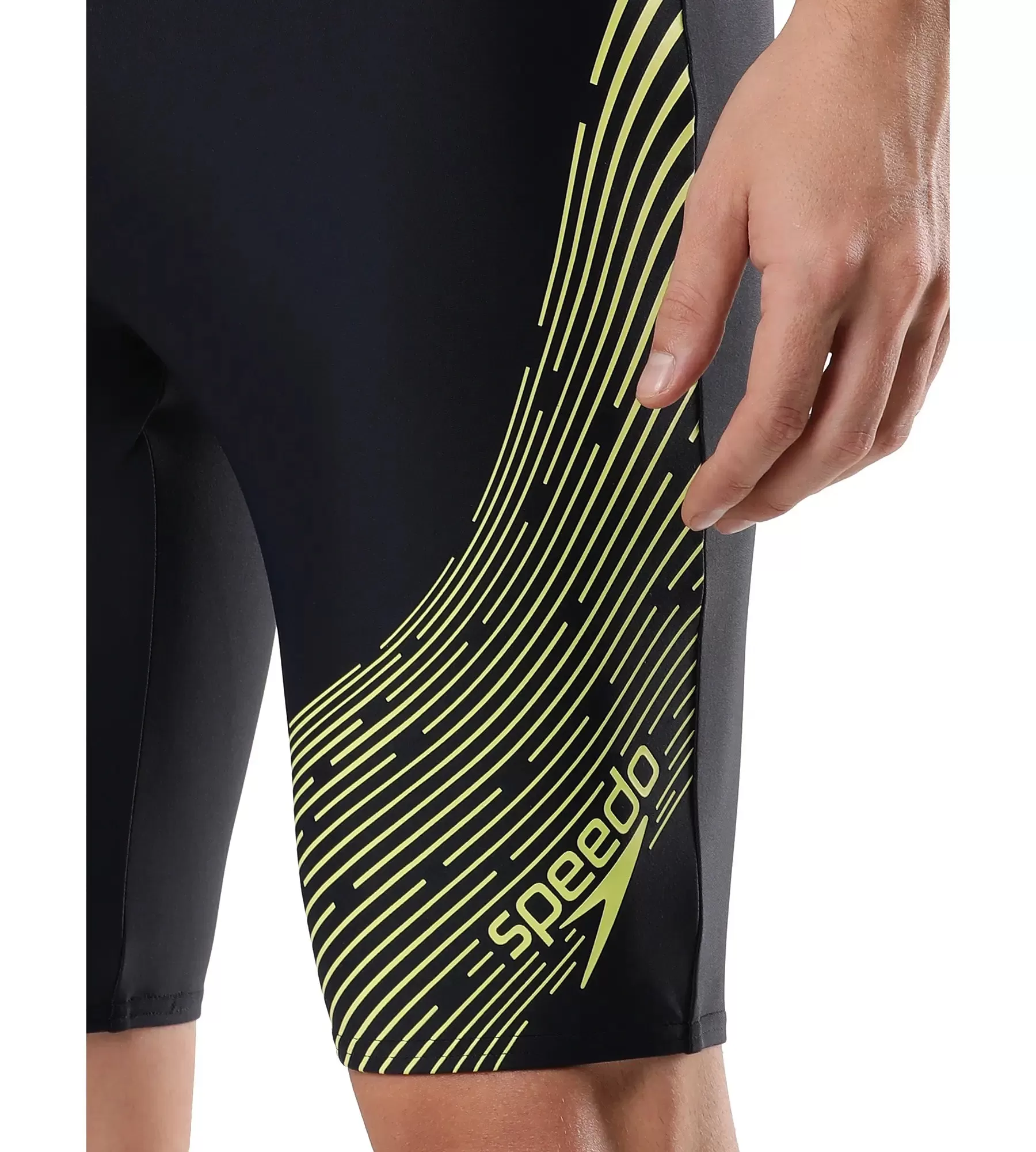 Men's Endurance Medley Logo Jammer - True Navy & Lemondrizzle