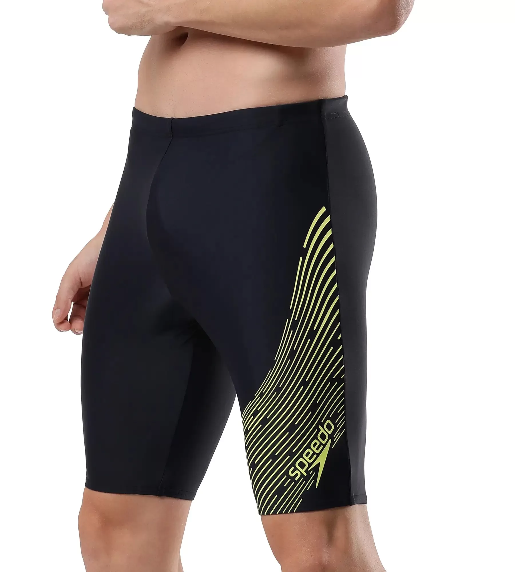 Men's Endurance Medley Logo Jammer - True Navy & Lemondrizzle