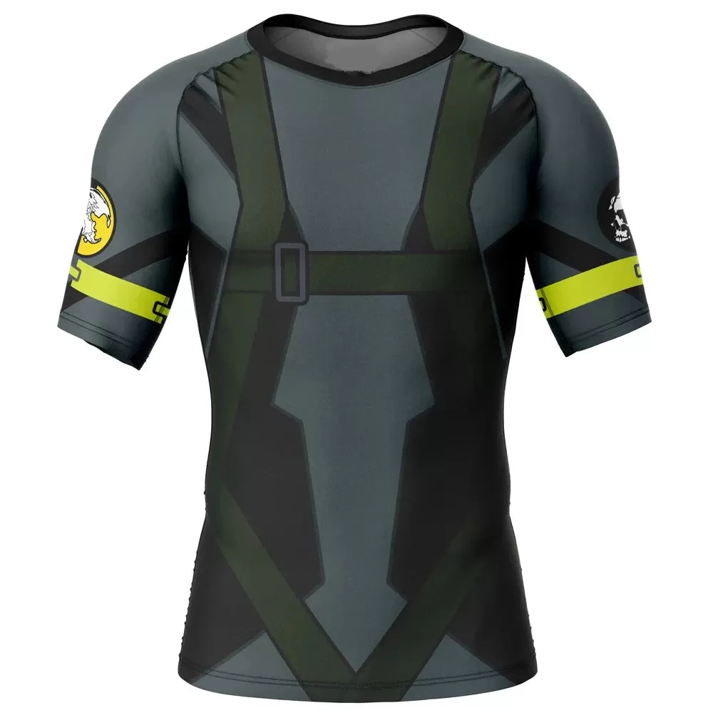 Metal Gear Solid Short Sleeve Compression Rashguard