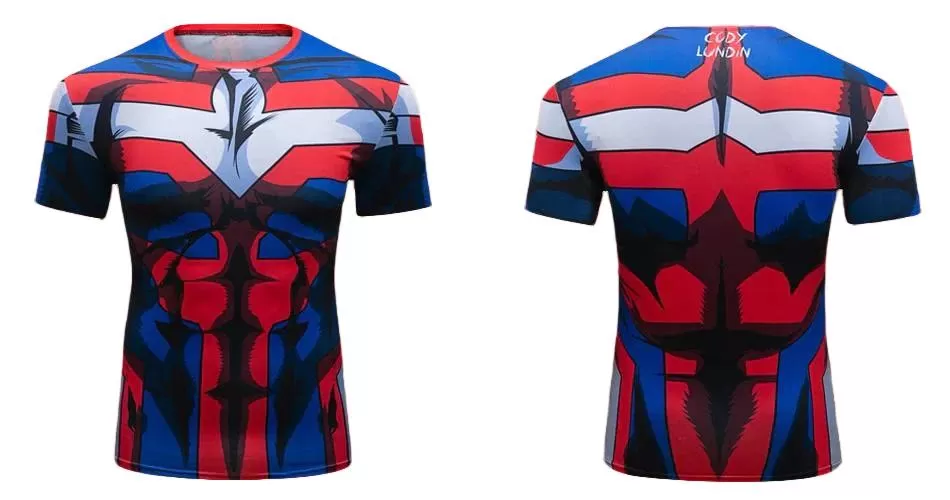 My Hero Academia 'All Might | Classic' Elite Short Sleeve Rashguard