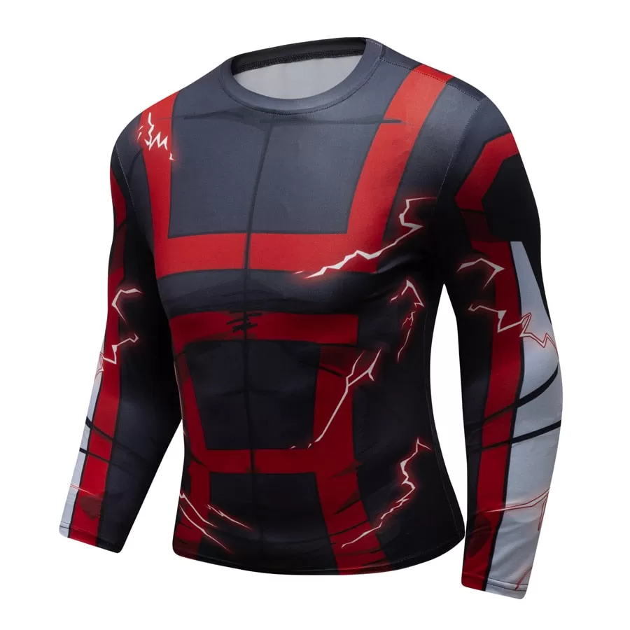 My Hero Academia Compression 'Onyx UA Uniform' Elite Long Sleeve Rashguard